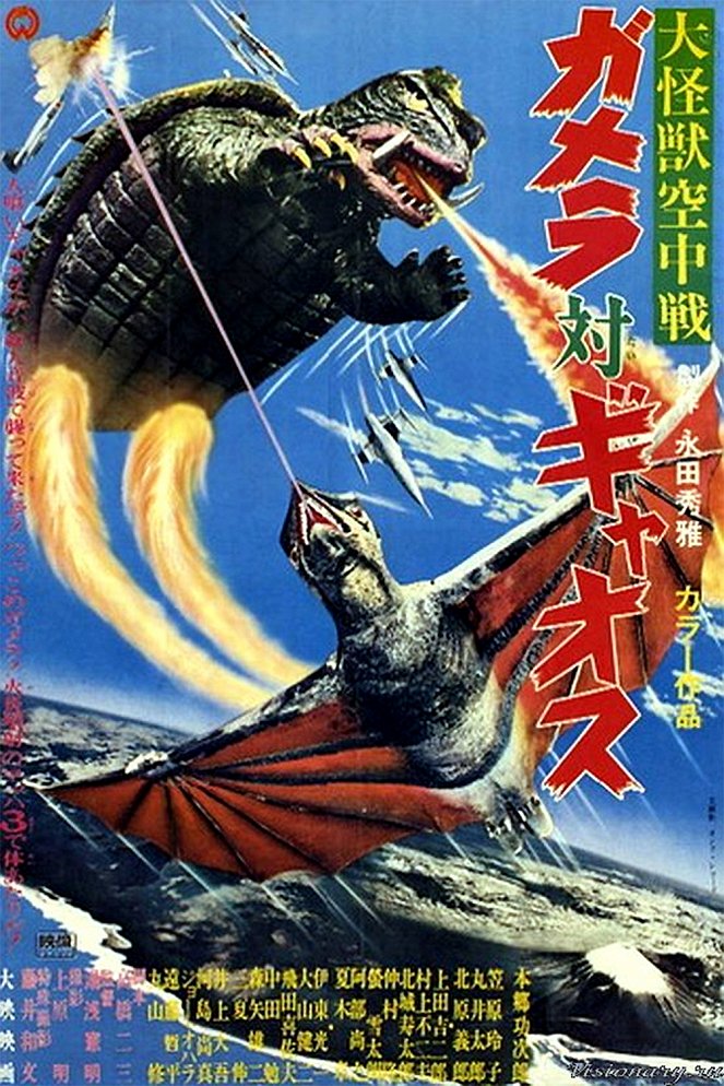 Daikaijû kûchûsen: Gamera tai Gyaosu - Posters