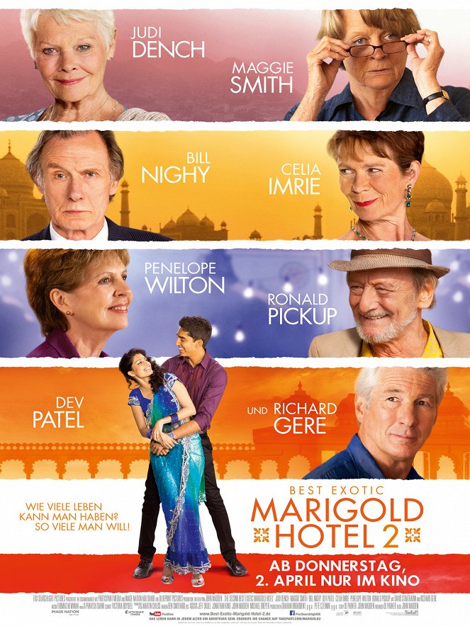 Best Exotic Marigold Hotel 2 - Plakate