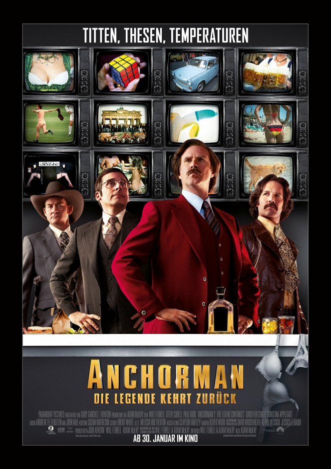 Anchorman 2 - Die Legende kehrt zurück - Plakate