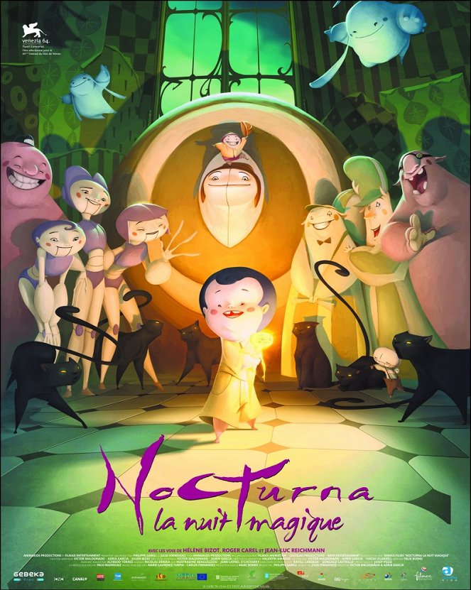 Nocturna, la nuit magique - Affiches