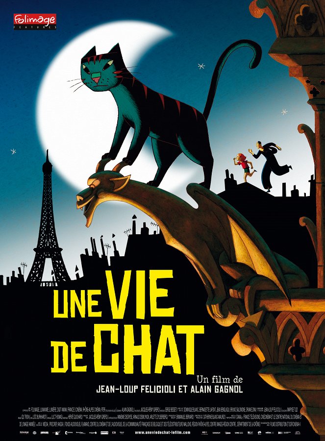 Une vie de chat - Plakaty