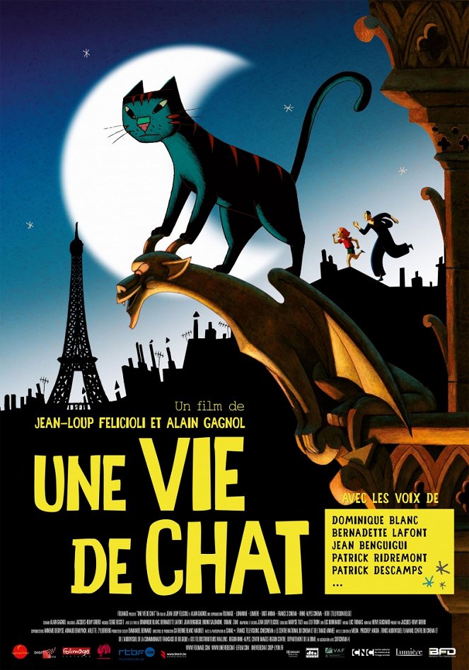 Un gato en París - Carteles