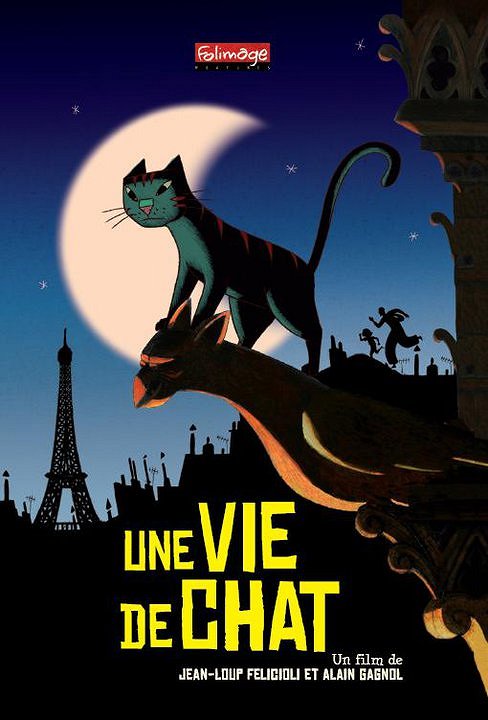 Une vie de chat - Cartazes