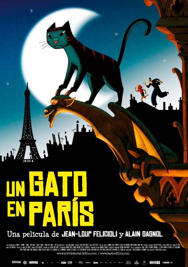 Un gato en París - Carteles