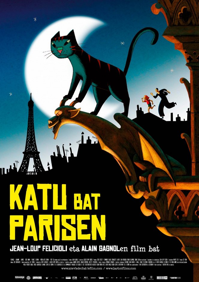 Un gato en París - Carteles