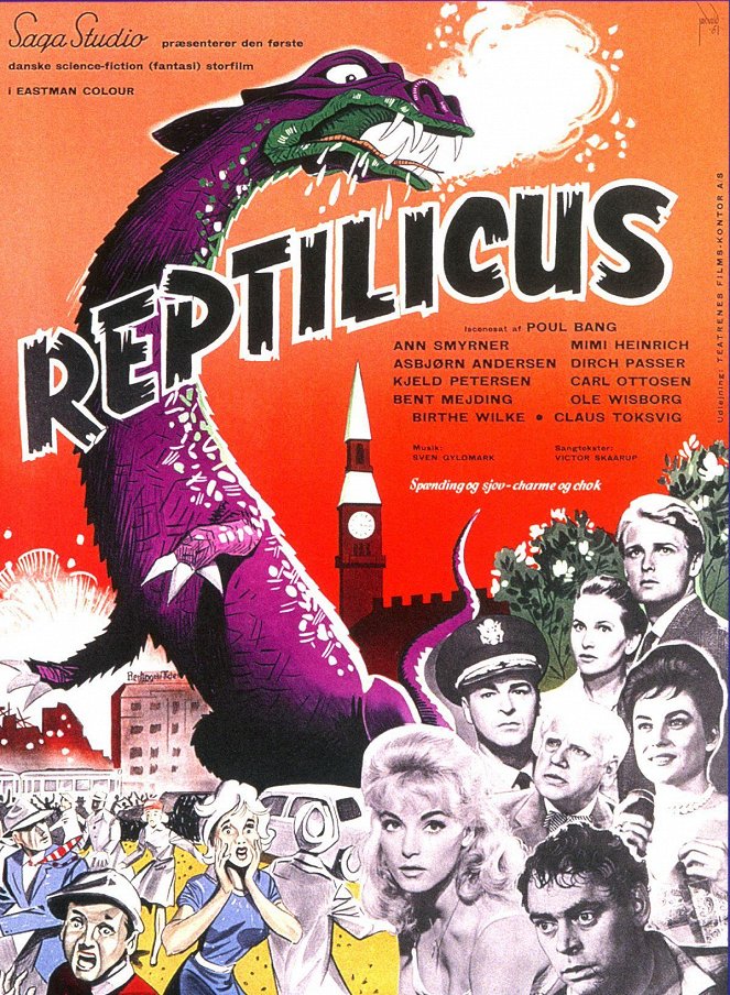 Reptilicus - Julisteet