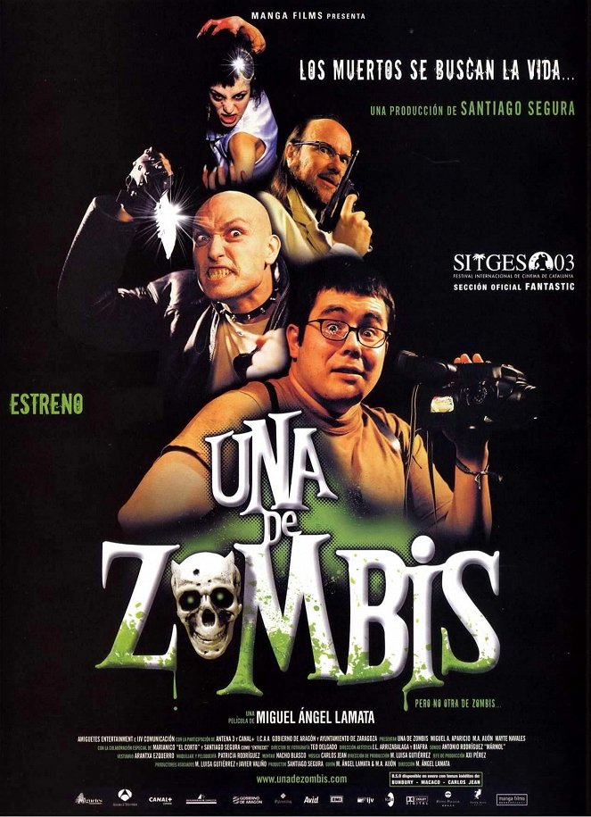 Una de zombis - Plakátok