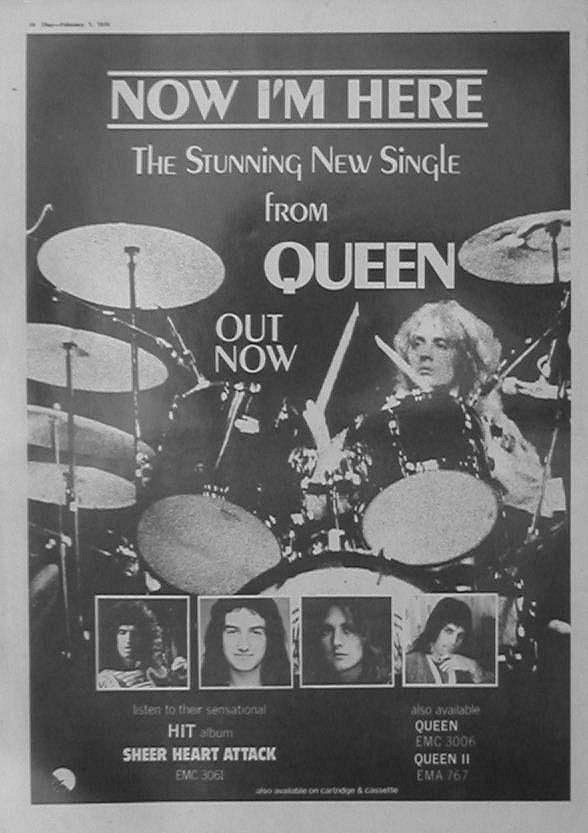 Queen: Now I'm Here - Plakate