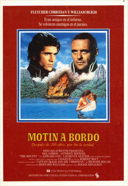 Motín a bordo - Carteles