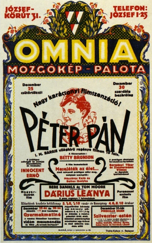 Péter Pán - Plakátok