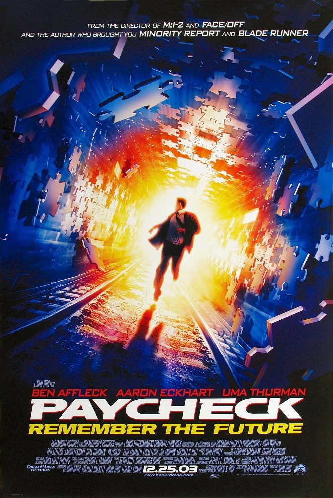 Paycheck – Die Abrechnung - Plakate