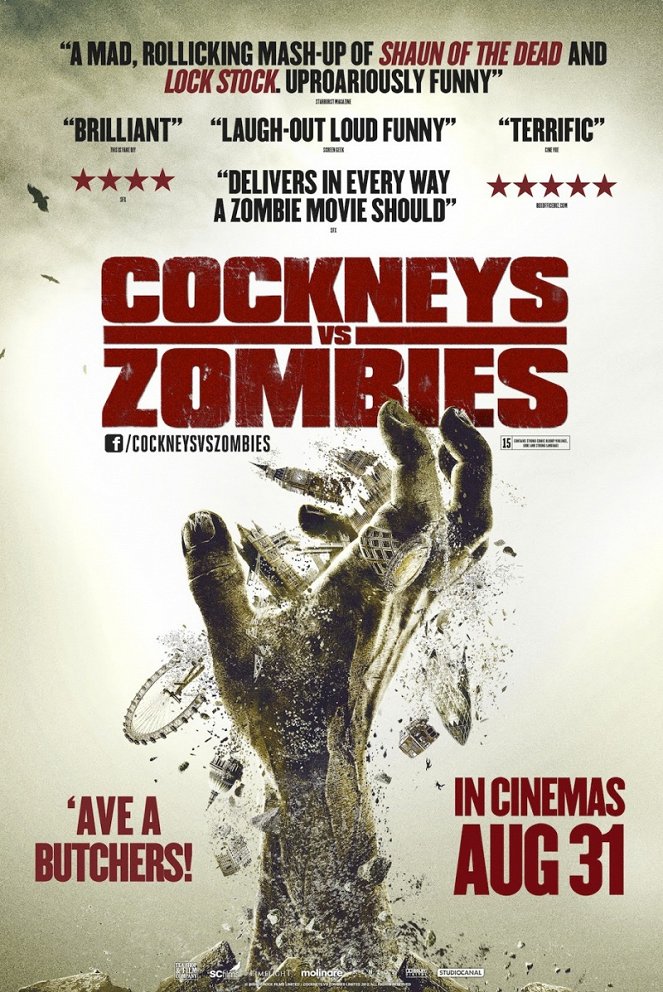 Cockneys vs Zombies - Cartazes