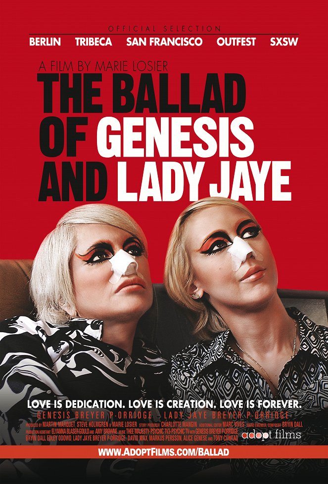 The Ballad of Genesis and Lady Jaye - Affiches