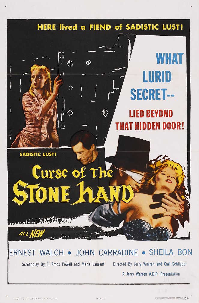 Curse of the Stone Hand - Carteles