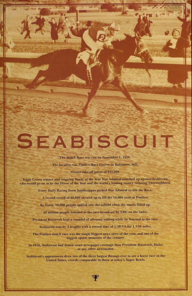 Seabiscuit - amerikkalainen legenda - Julisteet