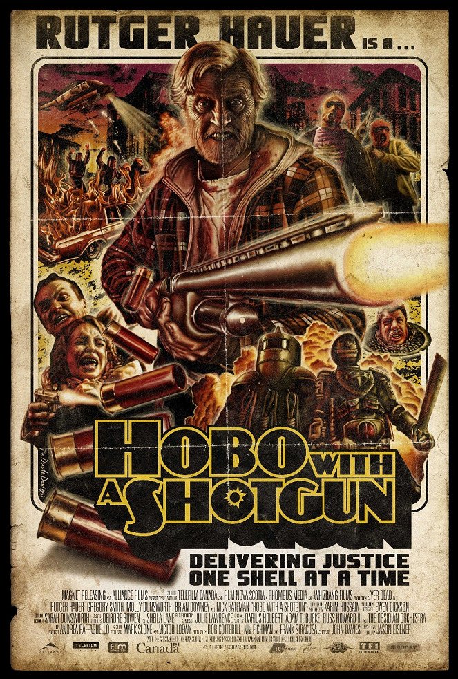 Hobo with a Shotgun - Carteles