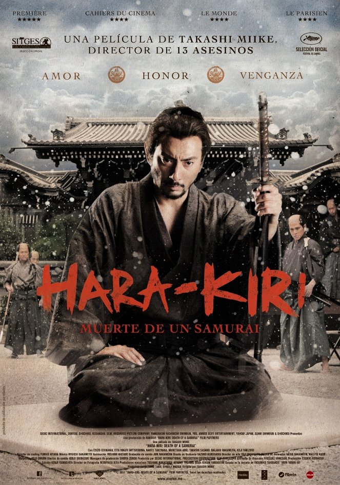 Hara-kiri: Muerte de un samurai - Carteles