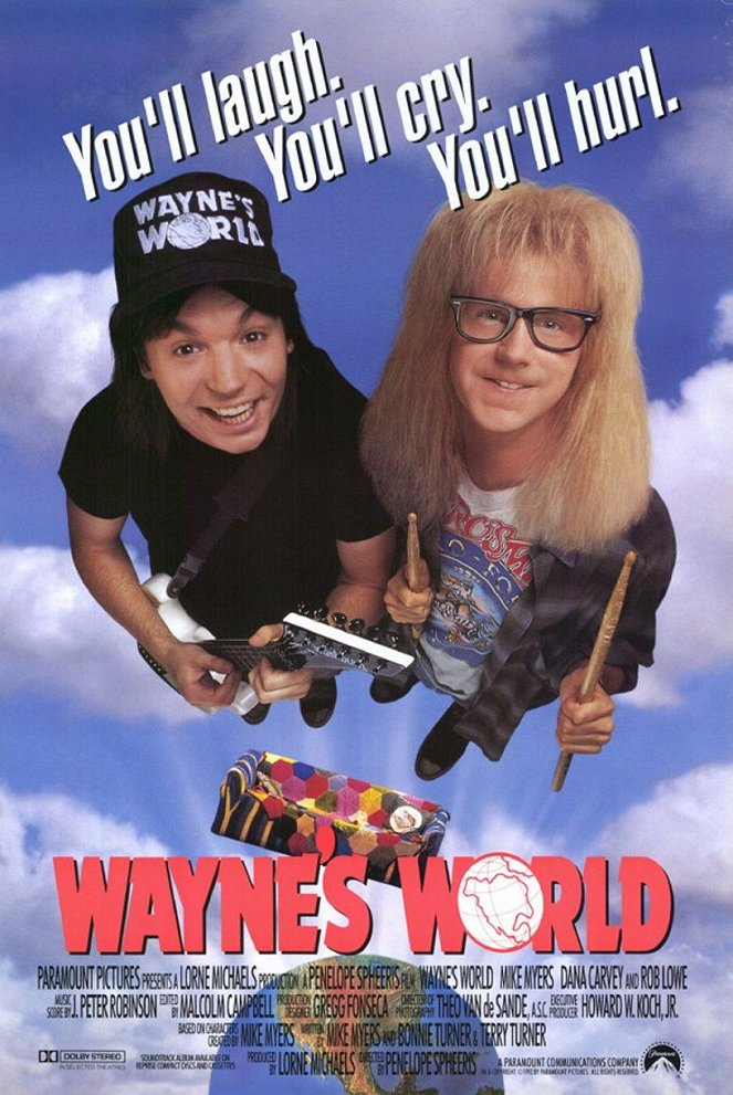 Wayne világa - Plakátok