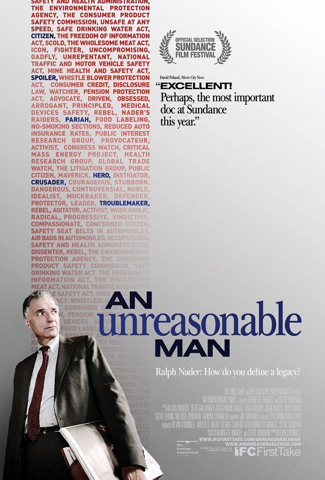 An Unreasonable Man - Affiches