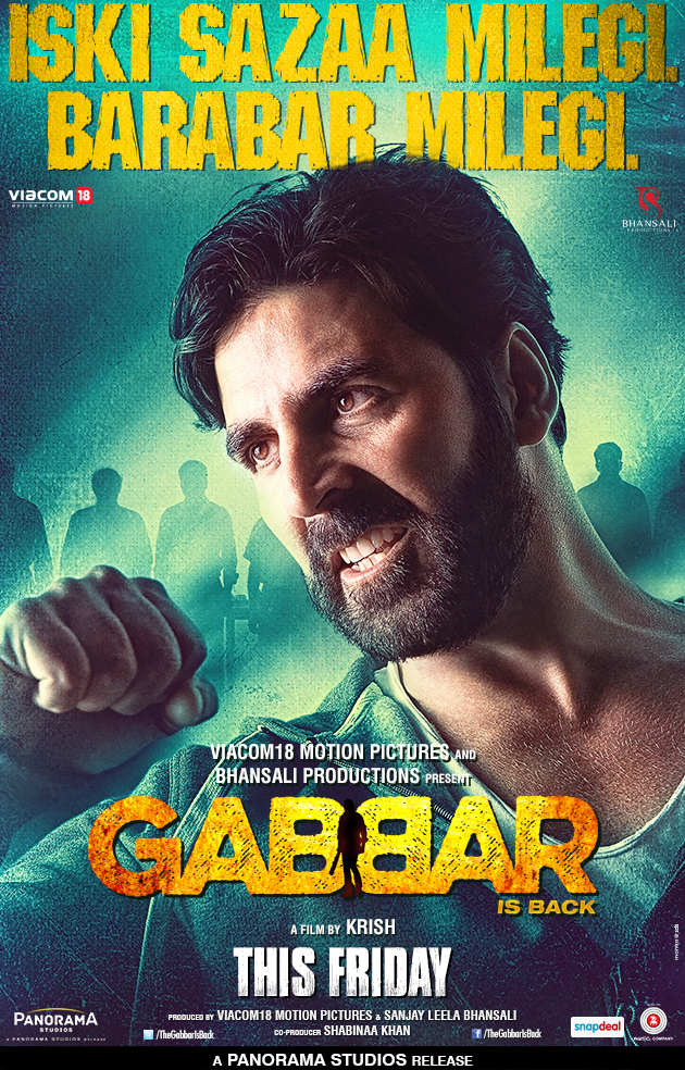 Gabbar is Back - Posters