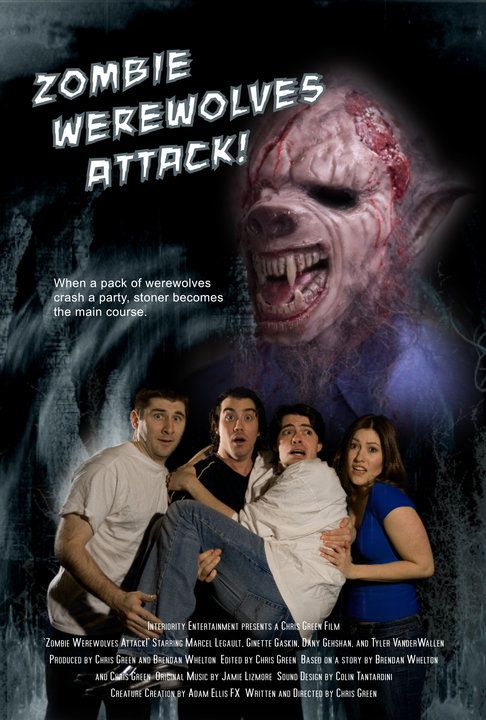 Zombie Werewolves Attack! - Affiches