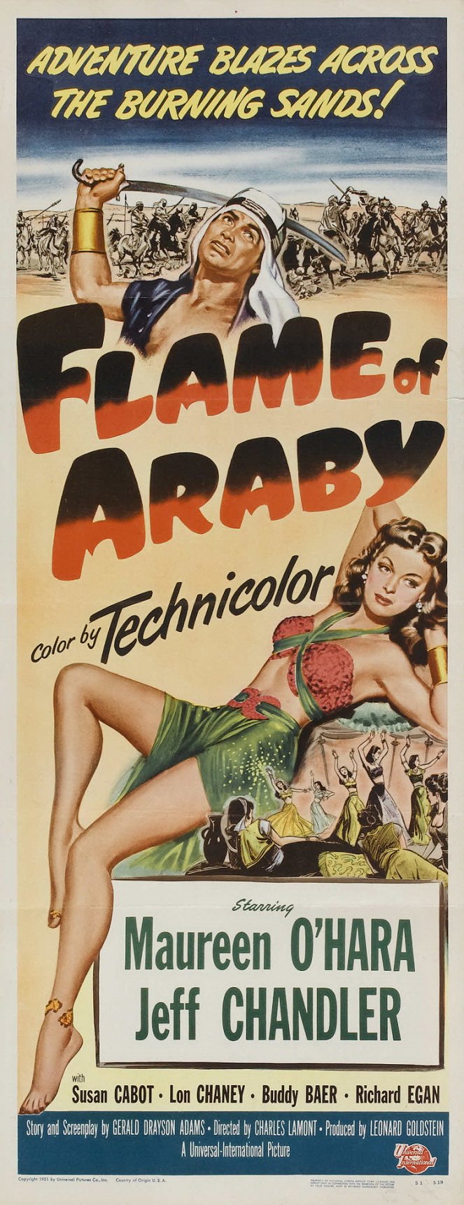 Flame of Araby - Posters