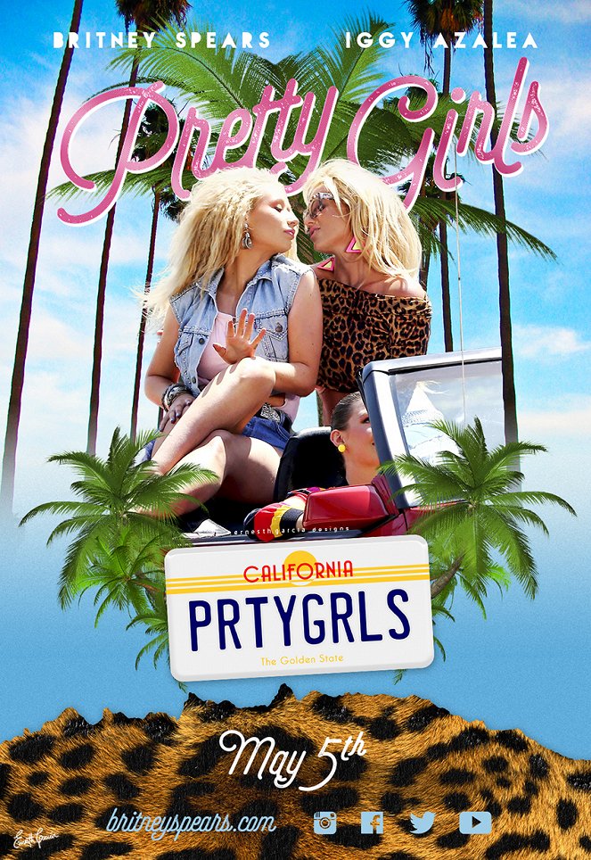 Britney Spears feat. Iggy Azalea: Pretty Girls - Plakáty