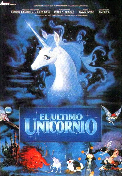 El último unicornio - Carteles