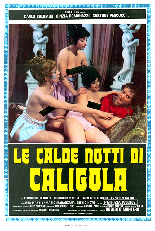 Calde notti di Caligola, Le - Carteles