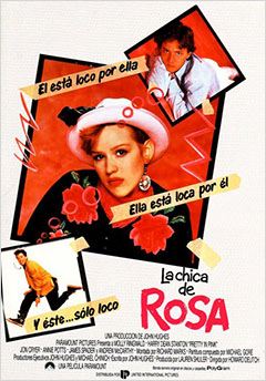 La chica de rosa - Carteles