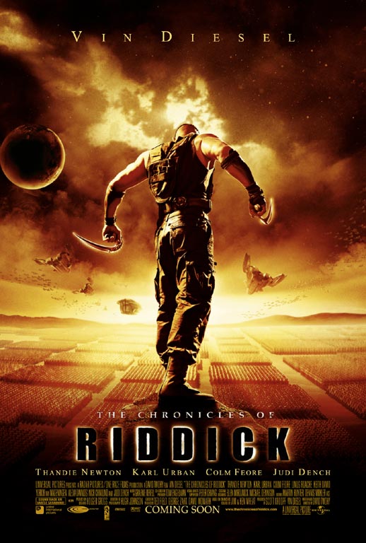 As Crónicas de Riddick - Cartazes