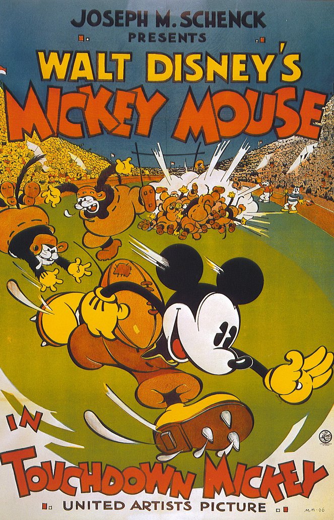 Touchdown Mickey - Plagáty