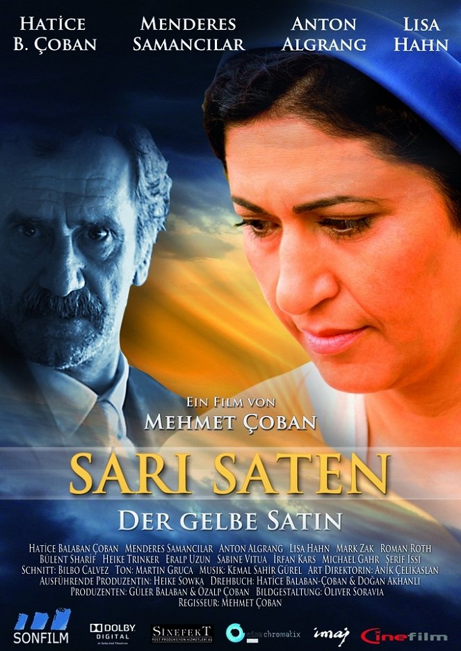 Sari Saten - Der gelbe Satin - Cartazes