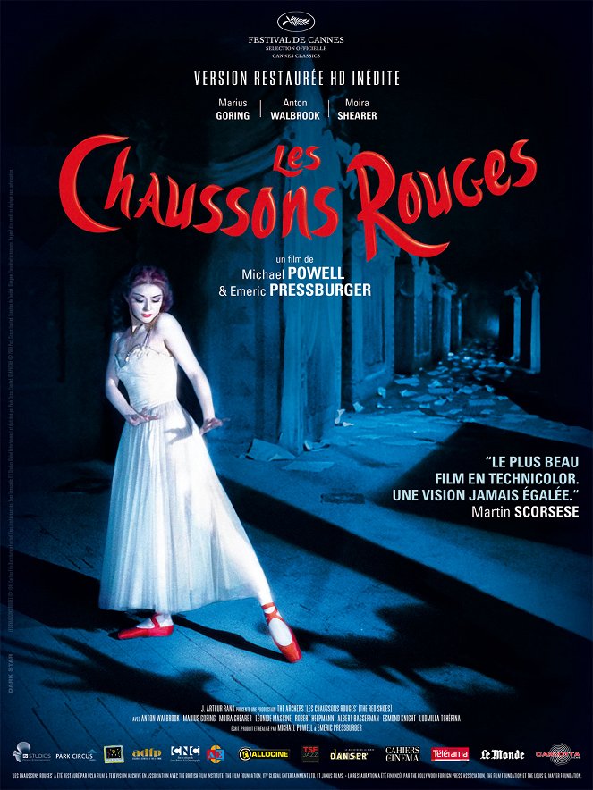 Les Chaussons rouges - Affiches