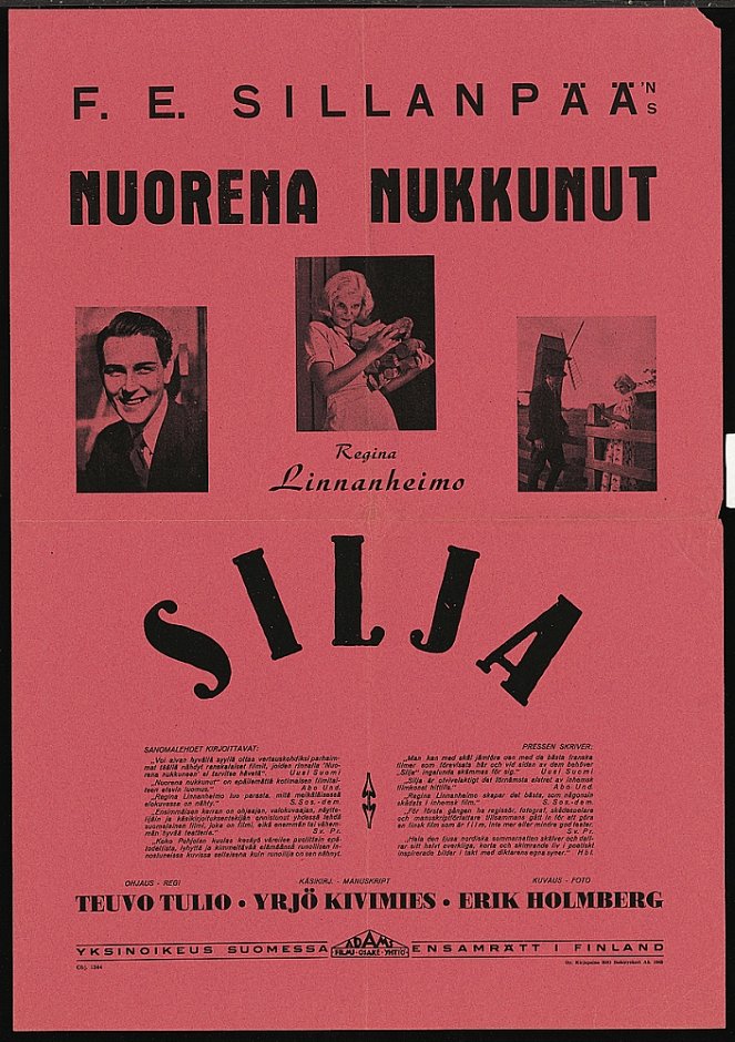 Silja - Fallen Asleep When Young - Posters