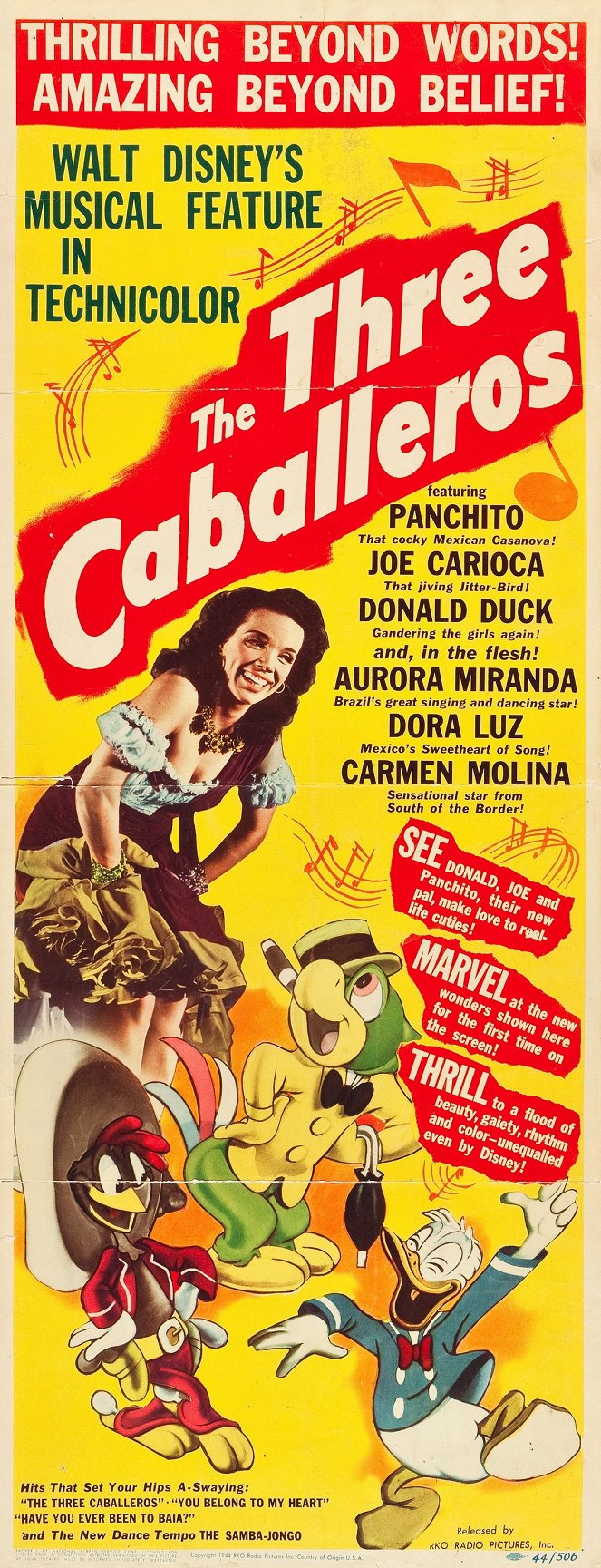 The Three Caballeros - Cartazes