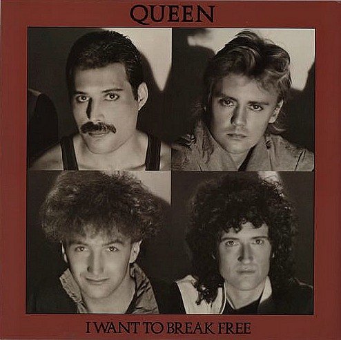 Queen: I Want to Break Free - Affiches
