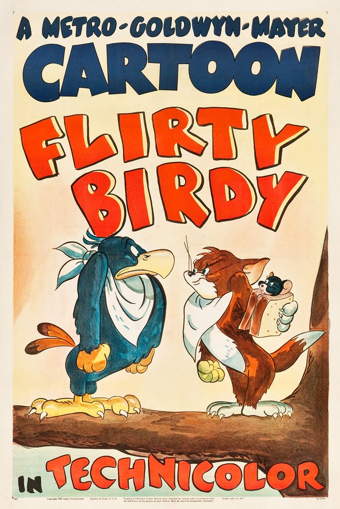 Tom a Jerry - Tom a Jerry - Flirty Birdy - Plagáty