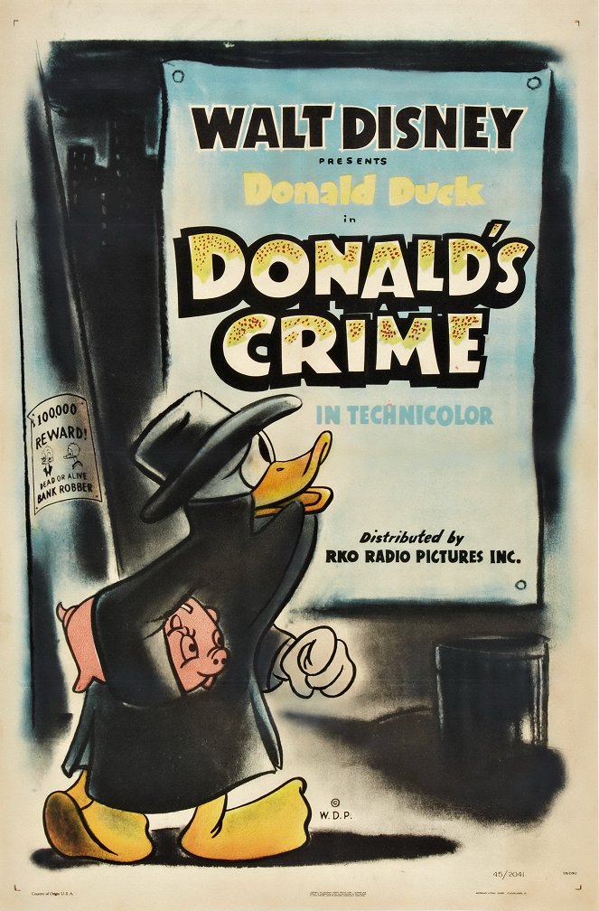 Donald's Crime - Plagáty