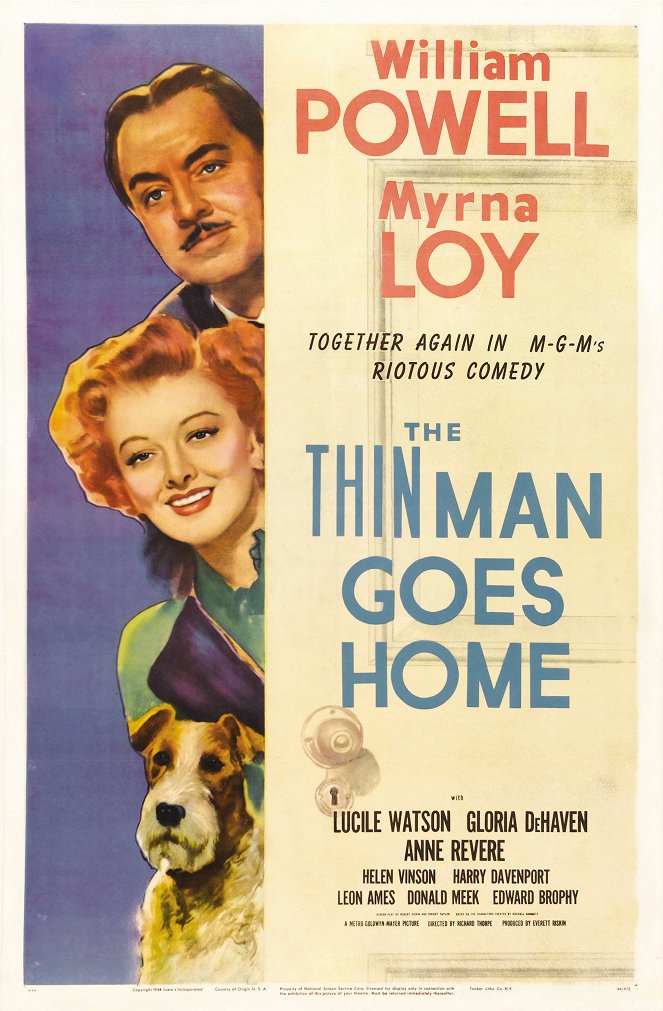 The Thin Man Goes Home - Plakaty