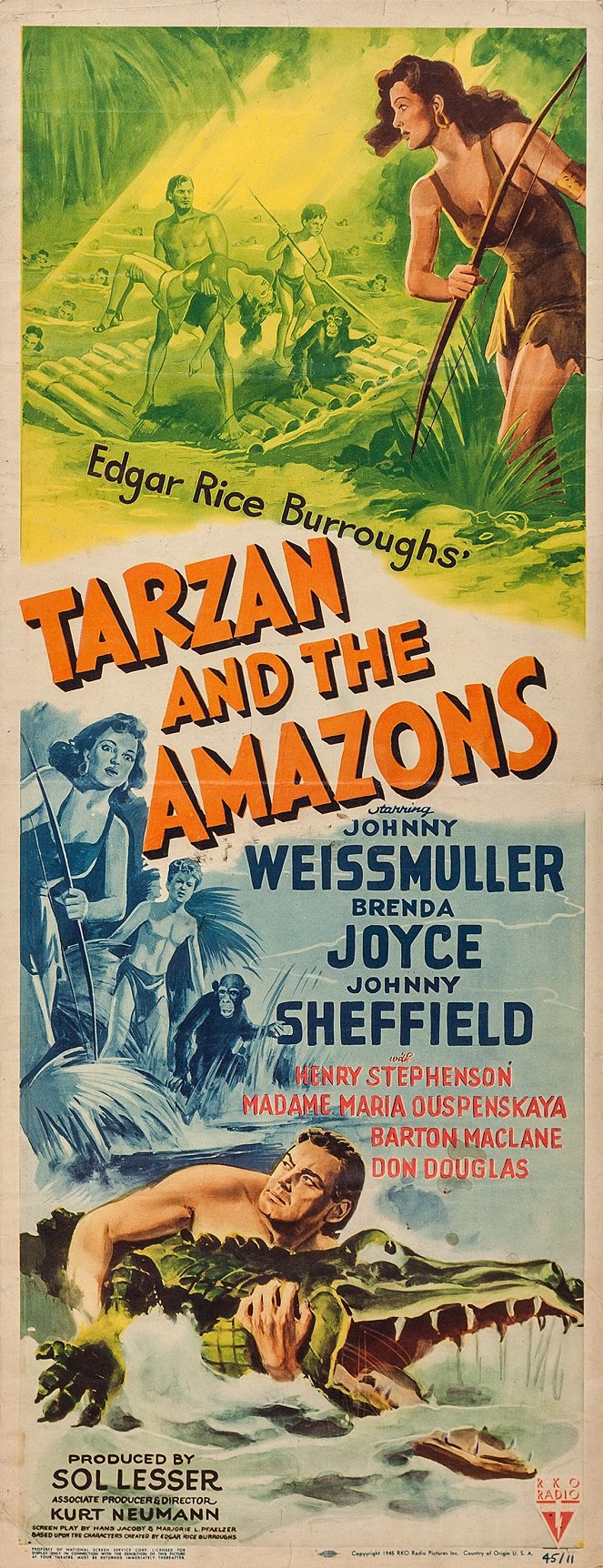 Tarzan and the Amazons - Posters