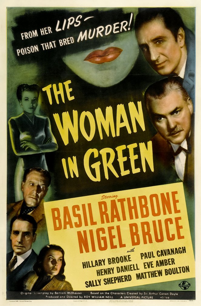 Sherlock Holmes: Die Frau in Grün - Plakate