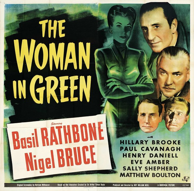 The Woman in Green - Cartazes