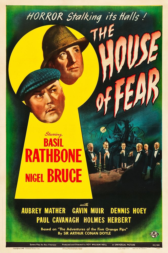 The House of Fear - Affiches