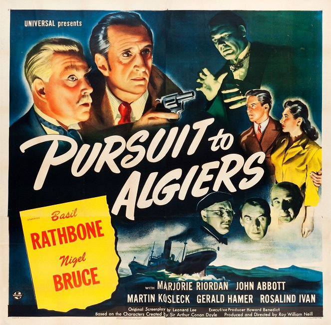 Pursuit to Algiers - Cartazes