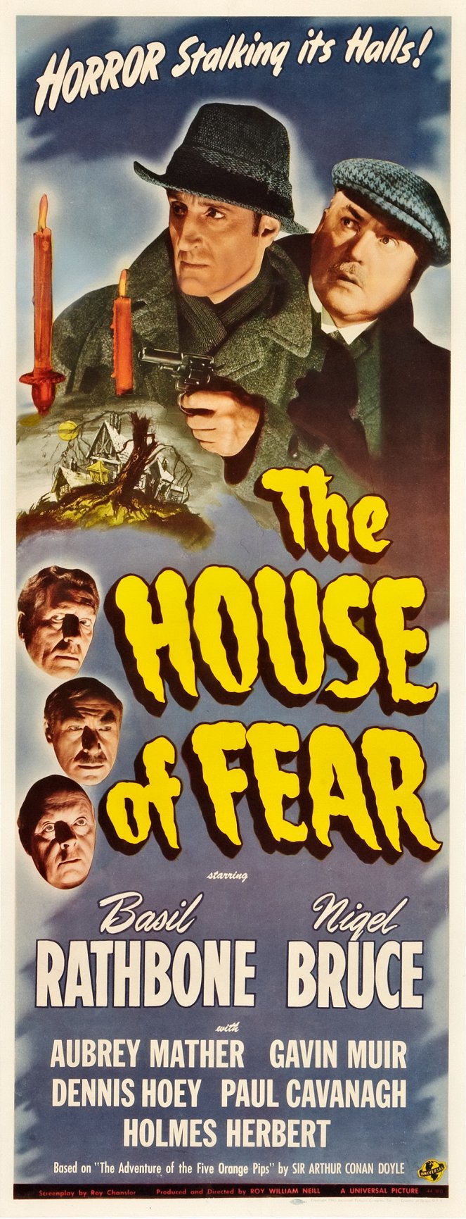 The House of Fear - Affiches
