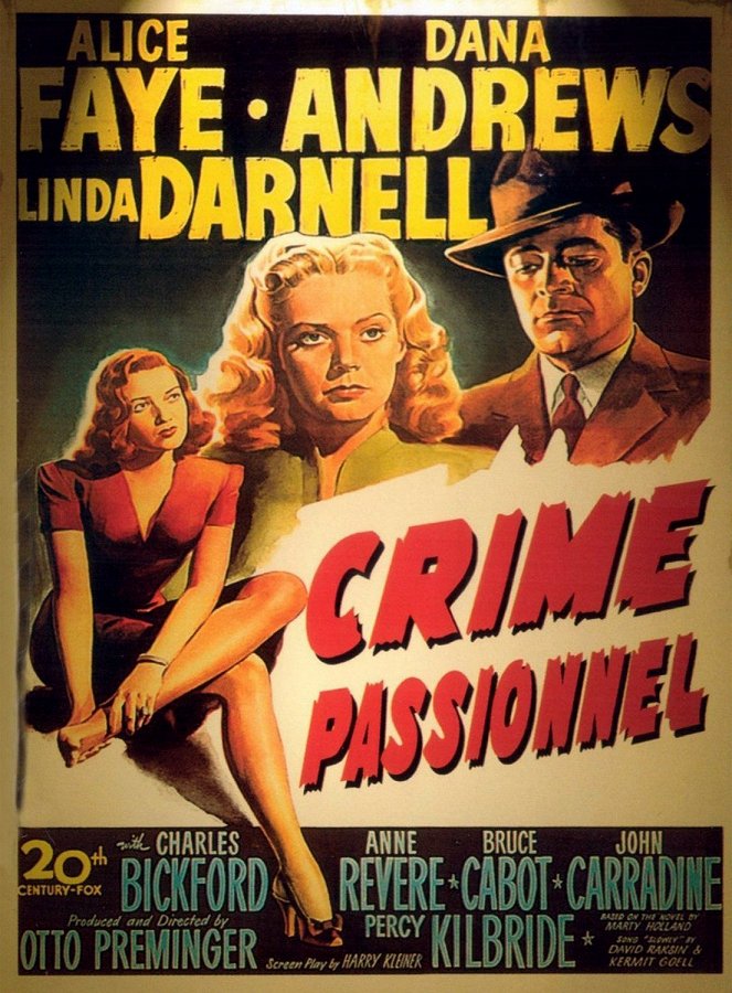 Crime passionnel - Affiches