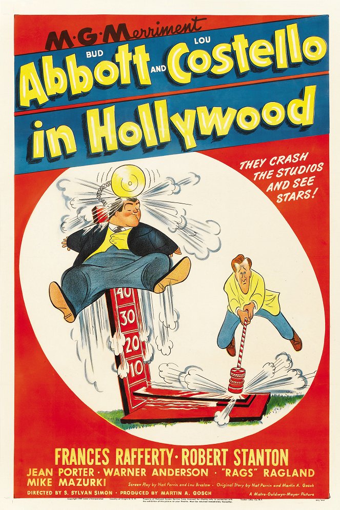 Abbott and Costello in Hollywood - Carteles