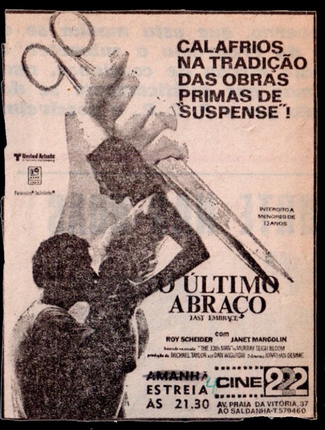 O Último Abraço - Cartazes