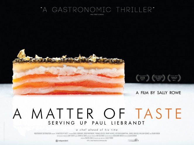 A Matter of Taste: Serving Up Paul Liebrandt - Affiches